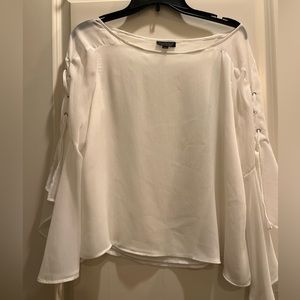 Topshop bell sleeve top